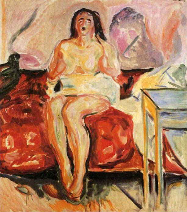 girl yawning